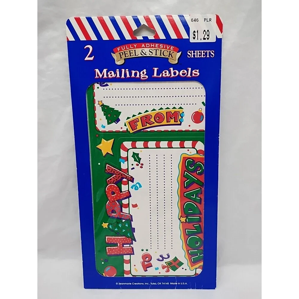 Lot Of (7) Christmas/Holiday Gift Bags Stickers Materials